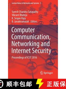 【3-4周达】Computer Communication, Networking and Internet Security : Proceedings of IC3T 2016 [9789811032257]