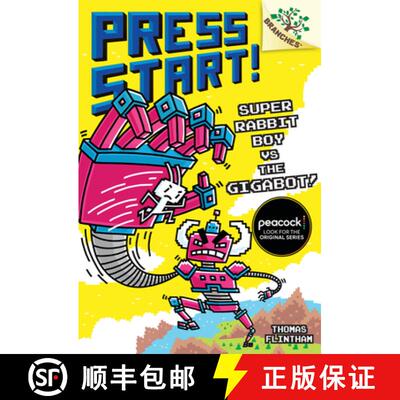 【3-4周达】Super Rabbit Boy vs. the Gigabot!: A Branches Book (Press Start! #16): Volume 16 [9781546110446]