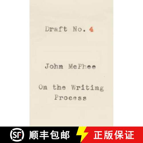【3-4周达】Draft No. 4: On the Writing Process [9780374537975]