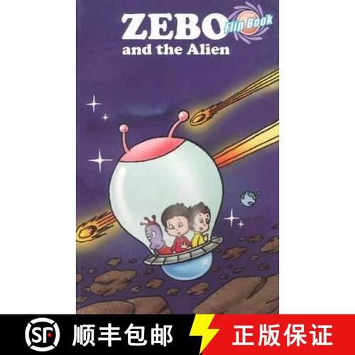 【3-4周达】Zebo & the Alien: Flip Book [9788131910283]