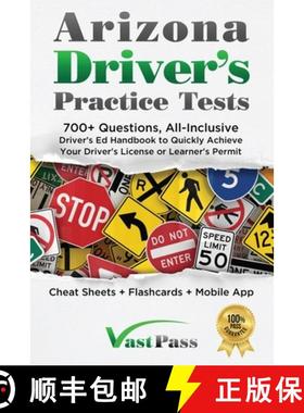 【3-4周达】Arizona Driver's Practice Tests: 700+ Questions, All-Inclusive Driver's Ed Handbook to Qui... [9781955645133]