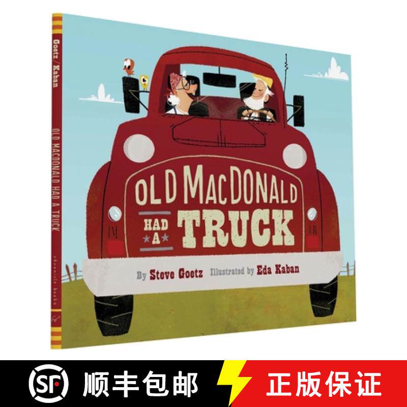 【3-4周达】Old MacDonald Had a Truck: (Preschool Read Aloud Books, Books for Kids, Kids Construction ... [9781452132600]