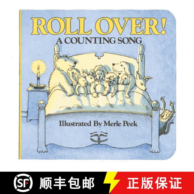 【3-4周达】Roll Over! Board Book: A Counting Song [9780395980378]