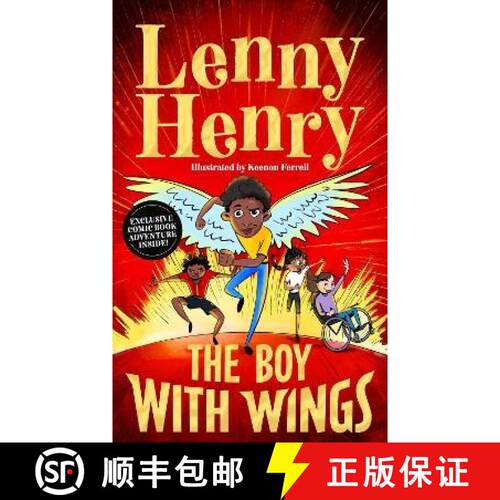 【3-4周达】精装 The Boy With Wings: The laugh-out-loud  extraordinary adventure from Lenny Henry [9781529067835]