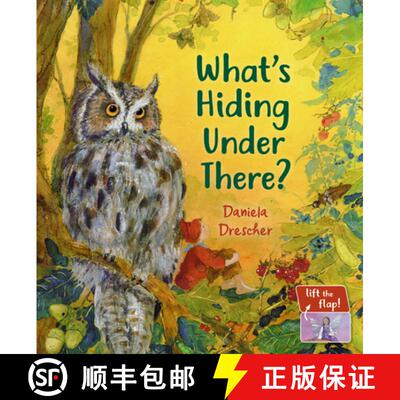 【3-4周达】What's Hiding Under There?: A Magical Lift-The-Flap Book [9781782508571]