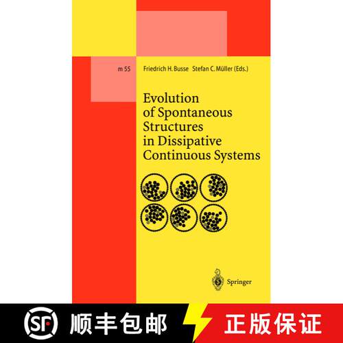 【3-4周达】精装 Evolution of Spontaneous Structures in Dissipative Continuous Systems [9783540651543]