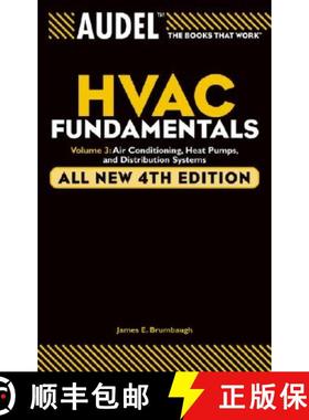 【3-4周达】Audel Hvac Fundamentals, Volume 3: Air Conditioning, Heat Pumps, And Distribution Systems:... [9780764542084]