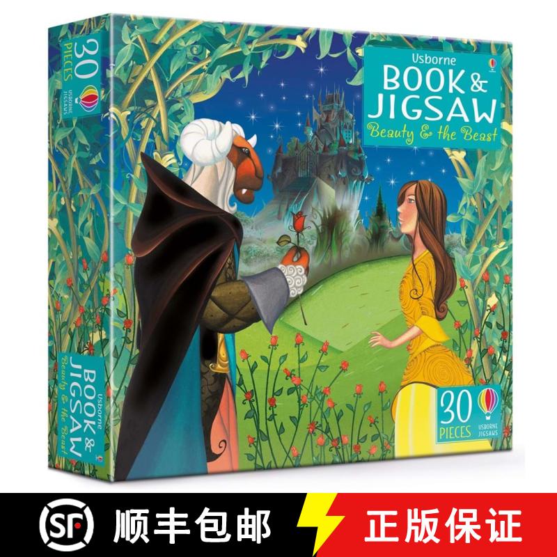 预订 Usborne Book and Jigsaw Beauty and the Beast [9781474940160]