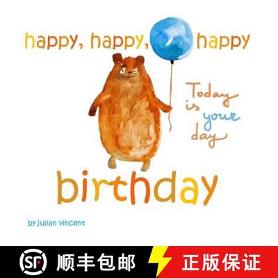 【3-4周达】Happy, Happy, Happy Birthday: This Is Your Day: With Dedication and Celebration Page [9780692473047]