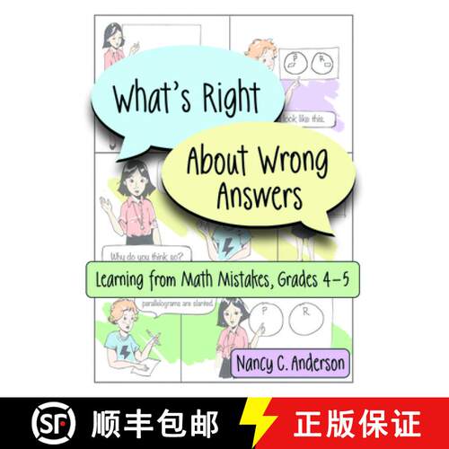 【3-4周达】What's Right About Wrong Answers: Learning From Math Mistakes, Grades 4-5 [9781625310866]