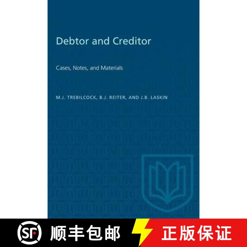 【3-4周达】Debtor and Creditor : Cases, Notes, and Materials [9781487585655]