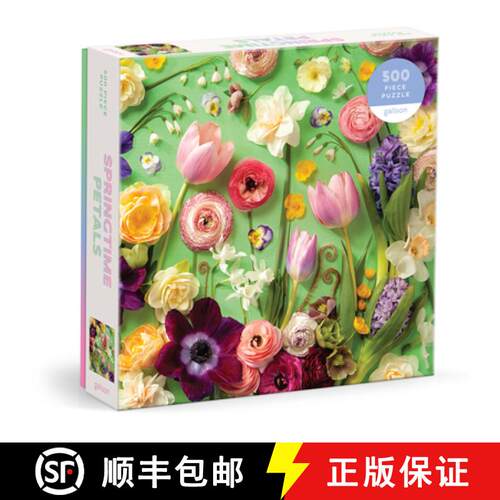 【3-4周达】Springtime Petals 500 Piece Puzzle [9780735381858]