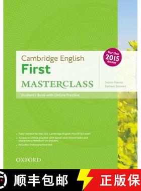 预订 Cambridge English: First Masterclass: Student's Book and Online Practice Pack [9780194512688]