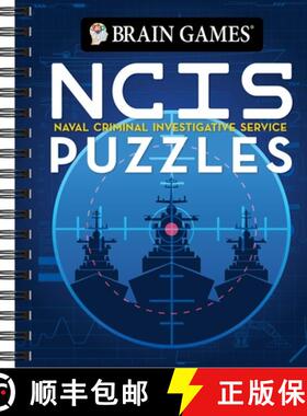 【3-4周达】Brain Games - Ncis Puzzles: Naval Criminal Investigative Service [9781639383351]