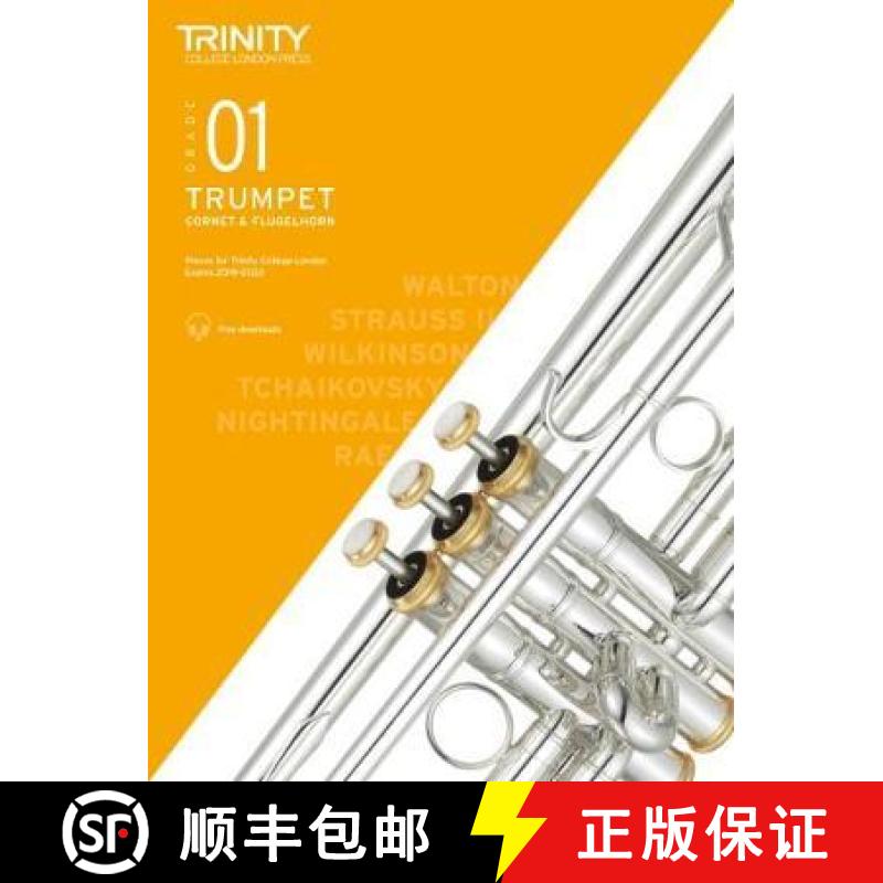 【3-4周达】Trinity College London Trumpet, Cornet & Flugelhorn Exam Pieces From 2019. Grade 1 [9780857367709]