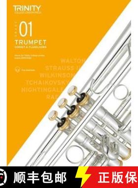 【3-4周达】Trinity College London Trumpet, Cornet & Flugelhorn Exam Pieces From 2019. Grade 1 [9780857367709]