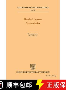 【3-4周达】Bruder Hansens Marienlieder [9783484200326]