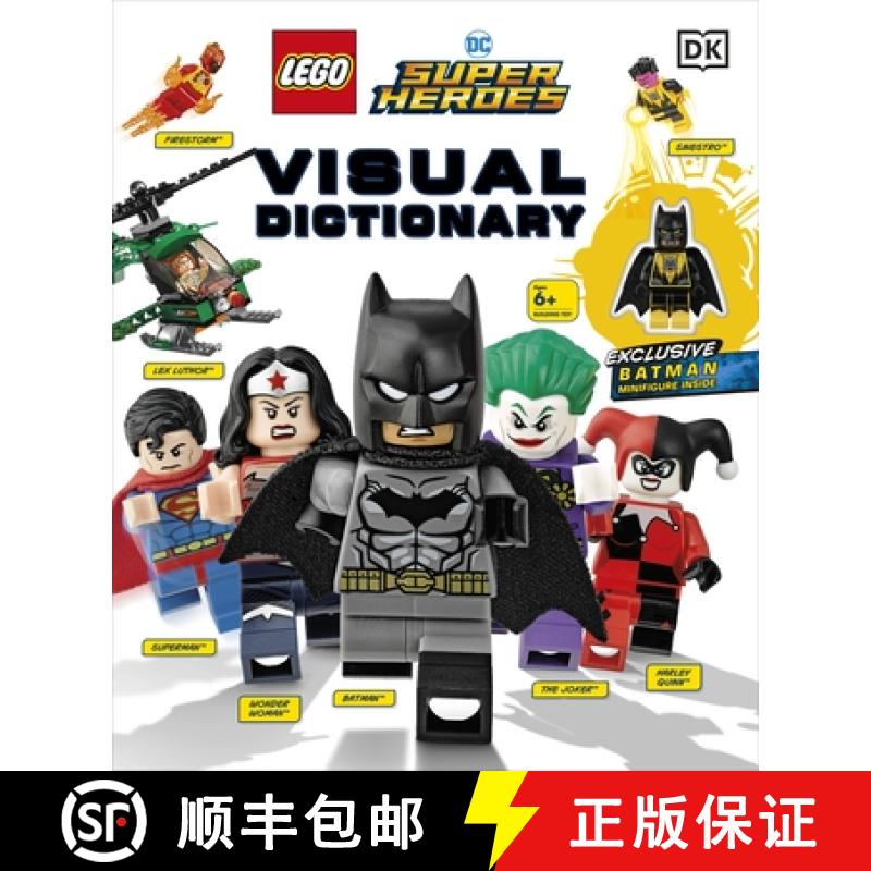 【2-3周达】LEGO DC Comics Super Heroes Visual Dictionary : With Exclusive Yellow Lantern Batman Minif... [9780241320037]