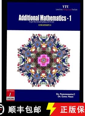 预订 Additional Mathematics - 1: Additional Mathematics - for VTU Lateral Entry students [9789383506668]
