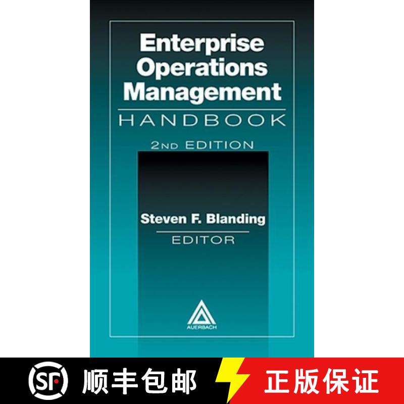【3-4周达】Enterprise Operations Management Handbook, Second Edition: Handbook [9780849398247]
