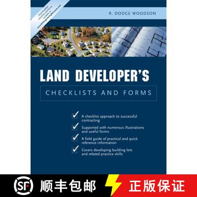 【3-4周达】Residential Land Developer's Checklists and Forms [9780071441735]