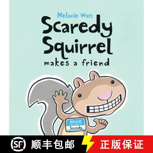 【3-4周达】精装 Scaredy Squirrel Makes a Friend [9781554531813]