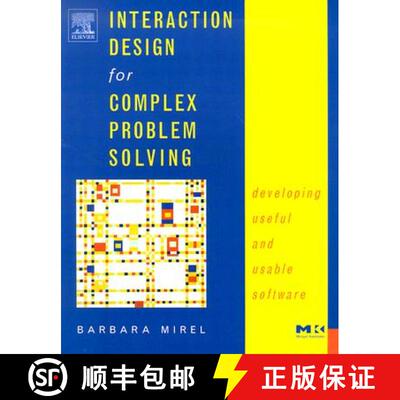 【3-4周达】Interaction Design for Complex Problem Solving: Developing Useful and Usable Software [9781558608313]