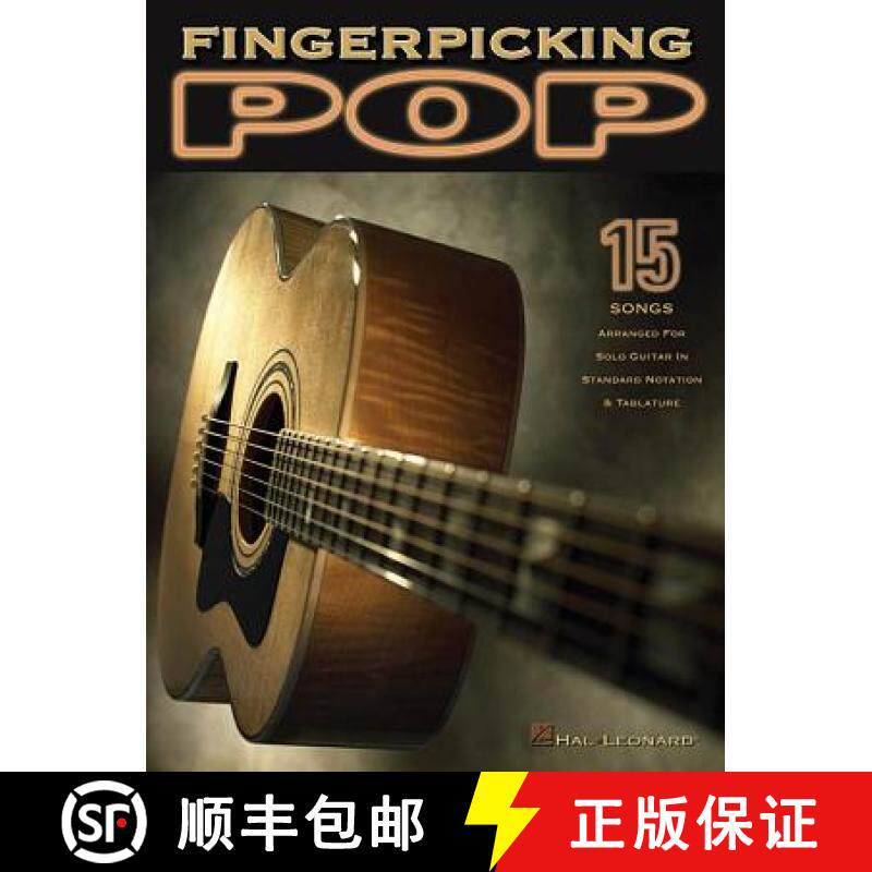 【3-4周达】Fingerpicking Pop: 15 Songs Arranged for Solo Guitar in Standard Notation and Tab [9780634065392]