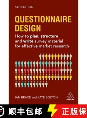 【3-4周达】Questionnaire Design: How to Plan, Structure and Write Survey Material for Effective Marke... [9781398604124]