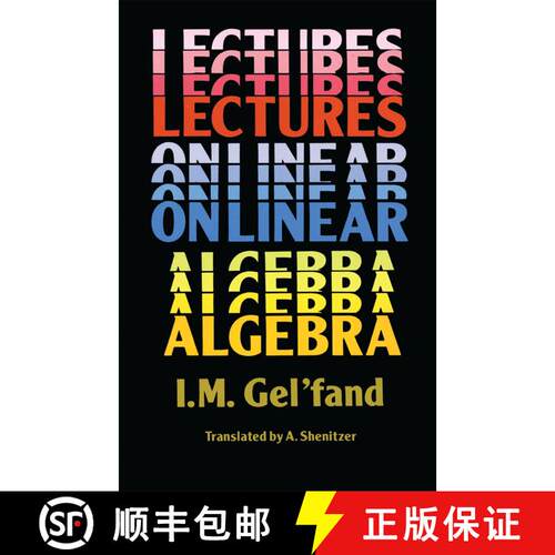 预订 Lectures on Linear Algebra [9780486660820]