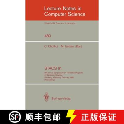 【3-4周达】STACS 91 : 8th Annual Symposium on Theoretical Aspects of Computer Science, Hamburg, Germa... [9783540537090]