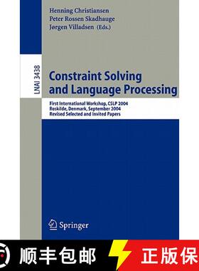【3-4周达】Constraint Solving and Language Processing: First International Workshop, CSLP 2004, Roski... [9783540261650]