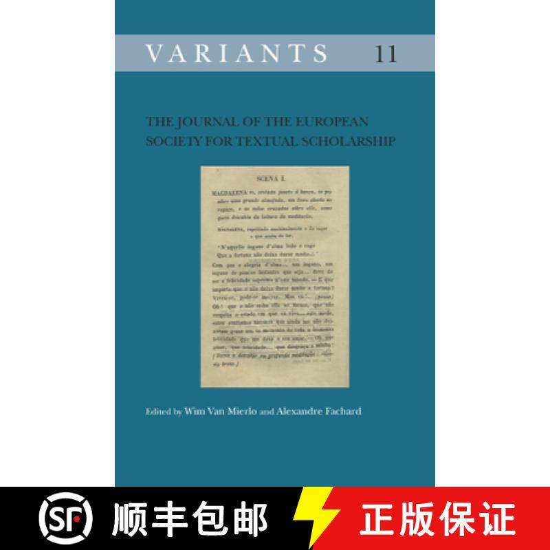 预订 The Journal of the European Society for Textual Scholarship [9789042039308]