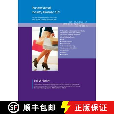 预订 Plunkett's Retail Industry Almanac 2021: Retail Industry Market Research, Statistics, Trends and... [9781628315905]