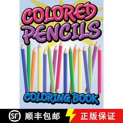 【3-4周达】Colored Pencils Coloring Book [9781634285865]