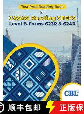 【3-4周达】Test Prep Reading Book for CASAS Reading STEPS Level B, Forms 623R & 624R [9798869375346]