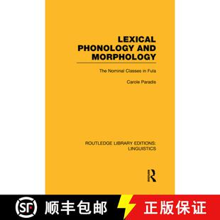 9780415715812 Lexical Morphology RLE and 4周达 Phonology General Linguistics