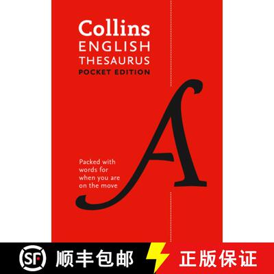 【3-4周达】Collins English Pocket Thesaurus: The Perfect Portable Thesaurus [9780008141820]