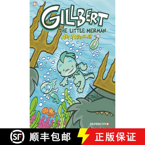 【3-4周达】精装 Gillbert the Little Merman [9781545801444]
