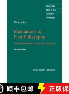 【3-4周达】Descartes: Meditations on First Philosophy: With Selections from the Objections and Replie... [9781107059207]