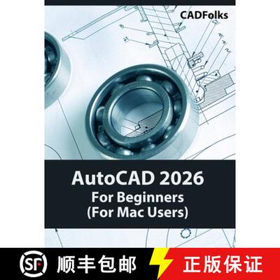 【3-4周达】AutoCAD 2026 For Beginners (For Mac Users): Colored [9788198378392]