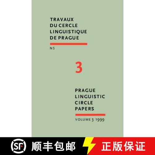 【3-4周达】精装 Prague Linguistic Circle Papers: Travaux Du Cercle Linguistique De Prague Ns [9789027254436]