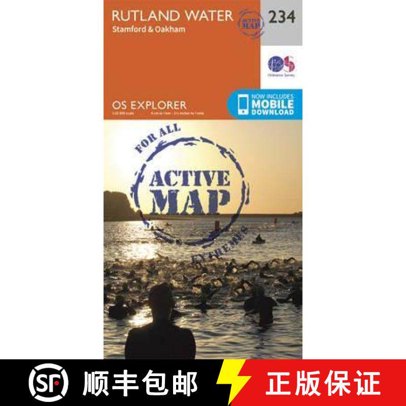 【3-4周达】Rutland Water, Stamford and Oakham [9780319471067]