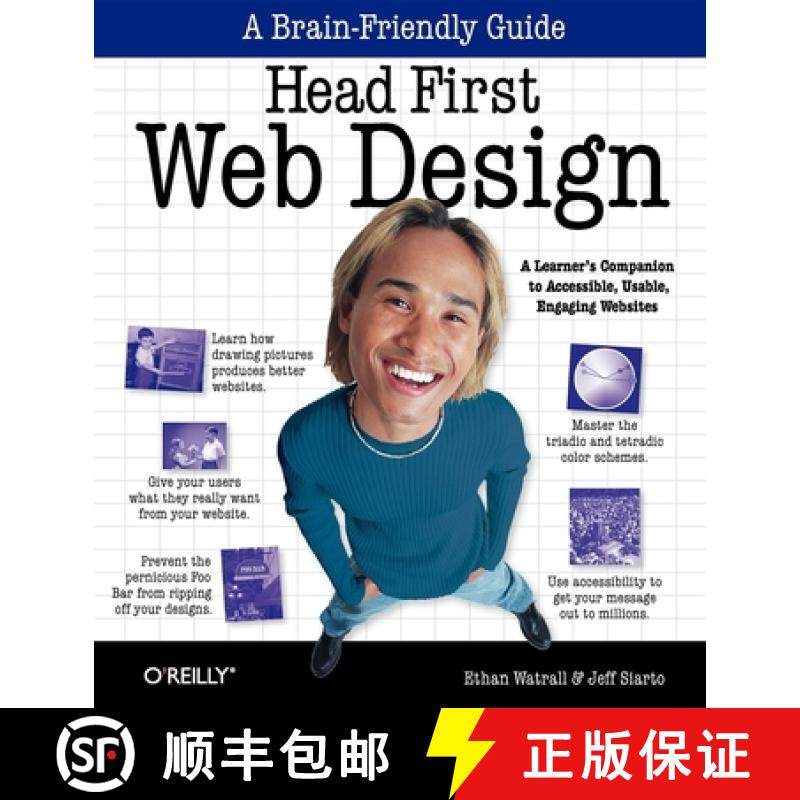 【3-4周达】Head First Web Design: A Learner's Companion to Accessible, Usable, Engaging Websites [9780596520304]