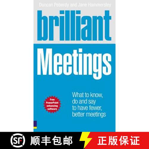 【3-4周达】Brilliant Meetings: What to know, say and do to have fewer, better meetings [9780273721826]