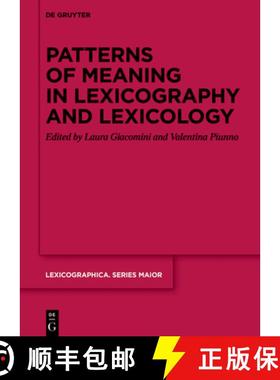 预订 Patterns of Meaning in Lexicography and Lexicology [9783111480756]
