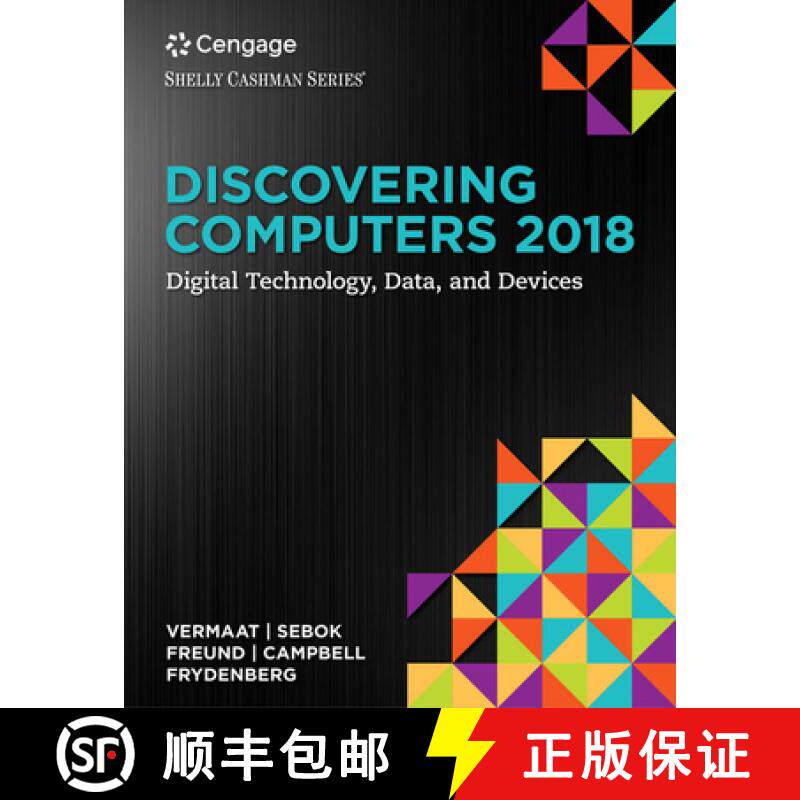 【3-4周达】Discovering Computers, Essentials (C)2018: Digital Technology, Data, and Devices [9781337285117]