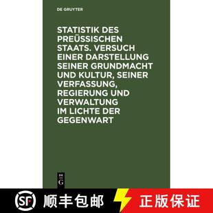 Staats. Darstellung Statistik Preussischen Seine... 预订 Kultur Versuch Des Grundmacht Seiner Einer 9783111288635 Und