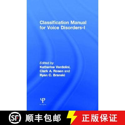【3-4周达】Classification Manual for Voice Disorders-I [9780805856316]