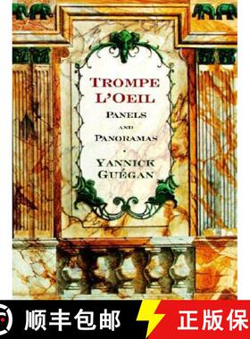 【3-4周达】Trompe L'Oeil Panels and Panoramas: Decorative Images for Artists & Architects [With CDROM] [9780393730906]